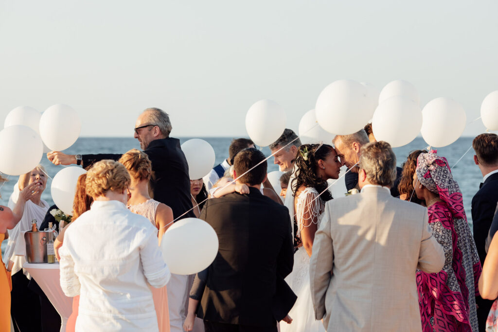 Golden hour Sydney wedding photo